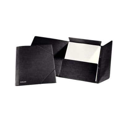 ESSELTE Kulmalukkokansio läpällä A4 musta 623402 Vastaa: N/A