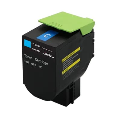 inkClub Värikasetti, korvaa Lexmark 802HC, syaani, 3.000 sivua TLU850 Vastaa: 80C2HC0