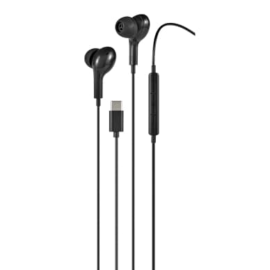 Streetz Streetz C220 In-ear kuulokkeet, 3-button, USB-C, musta C220-BLK Vastaa: N/A