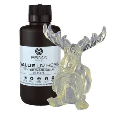 Prima PrimaCreator Value Water Washable UV Resin - 500ml - Clear 7340002117676 Vastaa: N/A