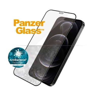 Panzerglass PanzerGlass-näytönsuojus iPhone 12/12 Pro, musta  PNZ65290 Vastaa: N/A