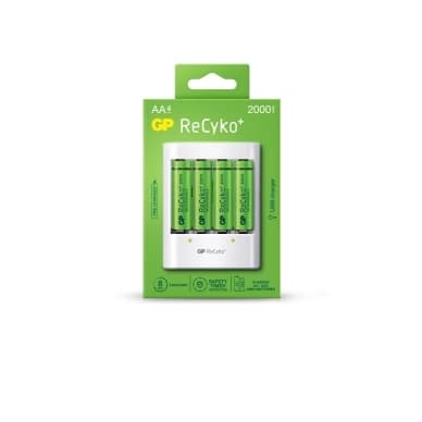 GP BATTERIES GP ReCyko akkulaturi, U411 + 4 AA 2000mAh 202231 Vastaa: N/A