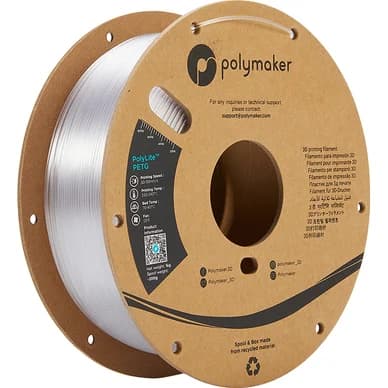 Polymaker Polymaker Polylite PETG 1,75 mm - 1kg Transparent 6938936710134 Vastaa: N/A