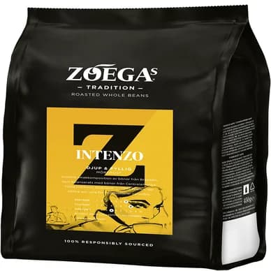 Zoegas Zoegas Intenzo, kokonaiset pavut 450 g 7310731100126 Vastaa: N/A