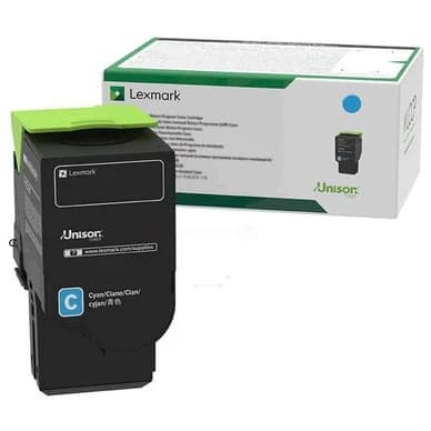 Lexmark Värikasetti cyan, 7000 sivua 78C0U20 Vastaa: N/A