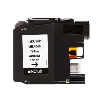 inkClub Mustepatruuna, korvaa Brother LC223Y, keltainen, 650 sivua MBA040 Vastaa: LC223Y