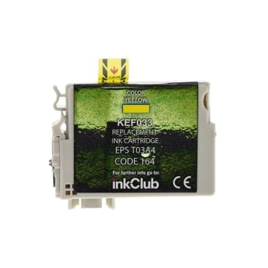 inkClub Mustepatruuna, korvaa Epson 603XL, keltainen, 400 sivua KEF033 Vastaa: T03A4