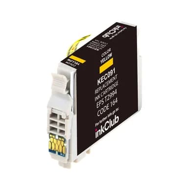 inkClub Mustepatruuna, korvaa Epson 29XL keltainen KEC091 Vastaa: T2994