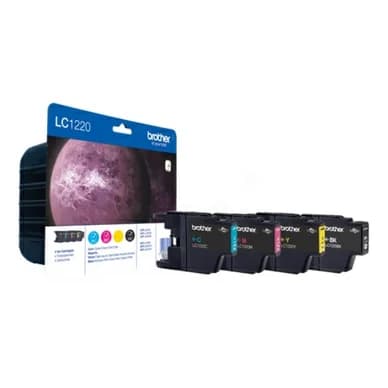 Brother Mustepatruuna MultiPack Bk,C,M,Y, 300 sivua LC1220VALBPDR Vastaa: N/A