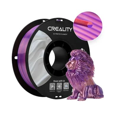 Creality Creality CR-PLA Silk - 1.75mm - 1kg Vaaleanpunainen/Violetti 6971636405559 Vastaa: N/A