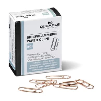DURABLE Durable paperiliitin 26mm, 100 kpl 4005546102009 Vastaa: N/A