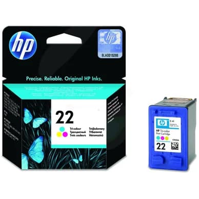 HP HP 22 Mustepatruuna 3-väri C9352A Vastaa: N/A