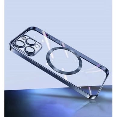 Turtos Kännykkäkotelot MagSafe Transparent iPhone 15 Pro, Navy Blue AC17295 Vastaa: N/A