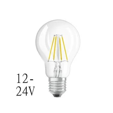 Seca Light Seca LED Matalajännitelamppu 2700K 450lm E27 4,5W 12-24V SE2710212445 Vastaa: N/A