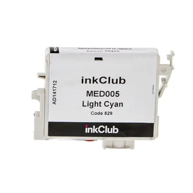inkClub Mustepatruuna vaalea syaani, korvaa Epson T0485 MED005 Vastaa: T0485
