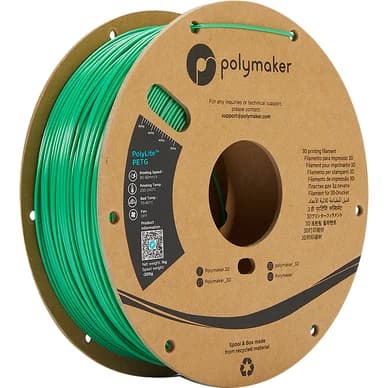 Polymaker Polymaker Polylite PETG 1,75 mm - 1kg Vihreä 6938936710073 Vastaa: N/A