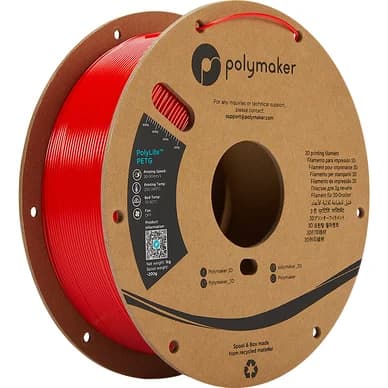Polymaker Polymaker Polylite PETG 1,75 mm - 1kg Punainen 6938936710066 Vastaa: N/A