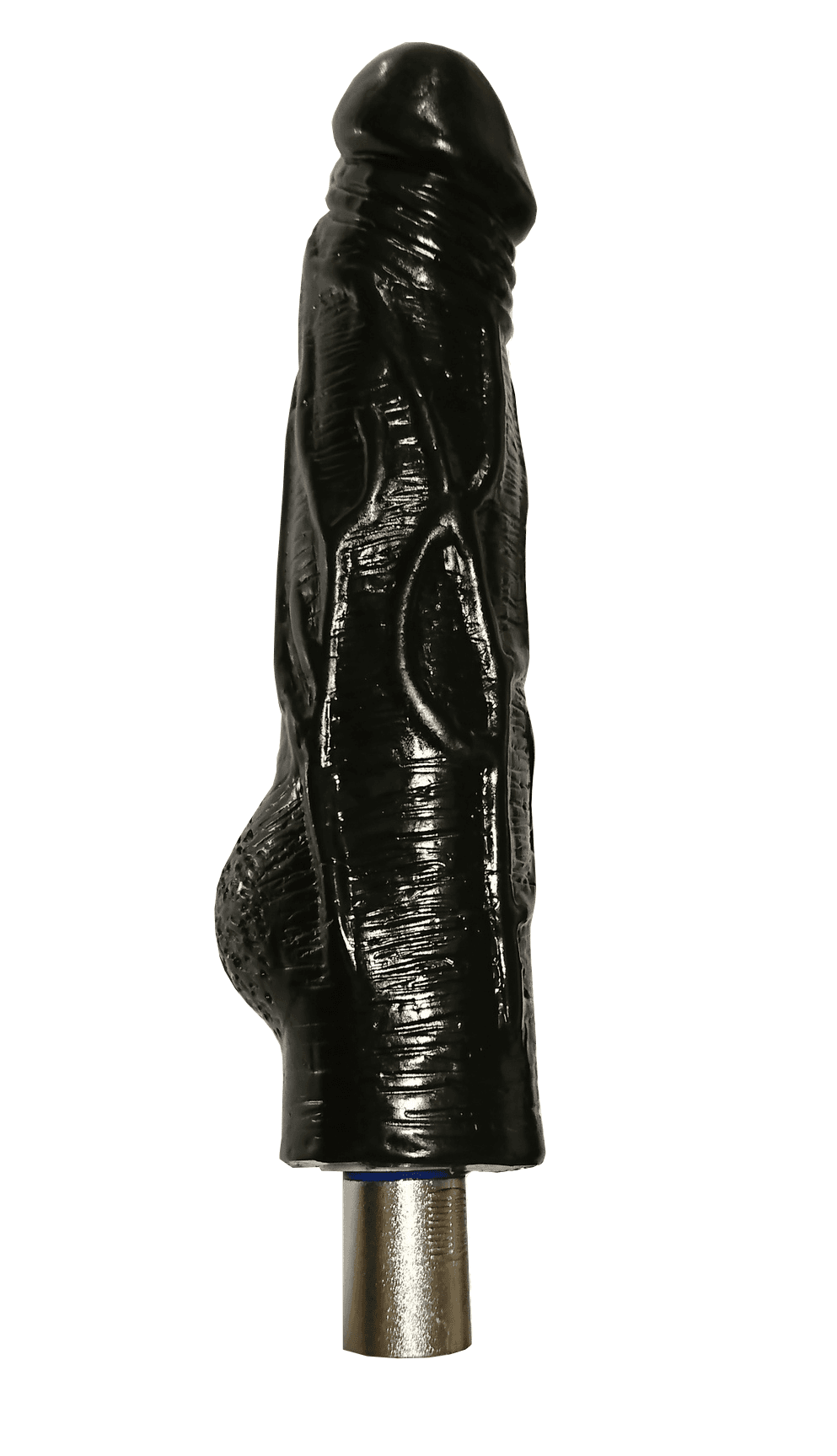 Musta dildo Robo fuck panokoneeseen 18,5 cm