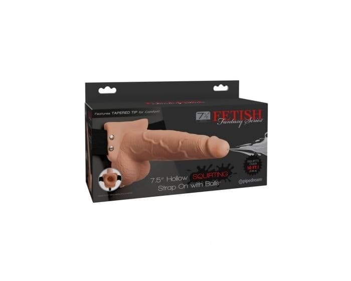 FETISH FANTASY - SPERMAA ROISKIVA PENIS JA 19 CM STRAP-ON