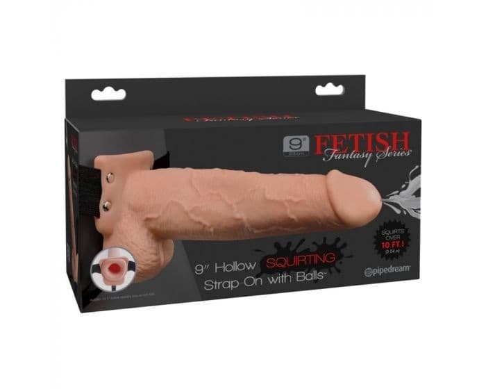 Fetish Fantasy - Spermaa roiskiva penis ja 23 cm strap-on