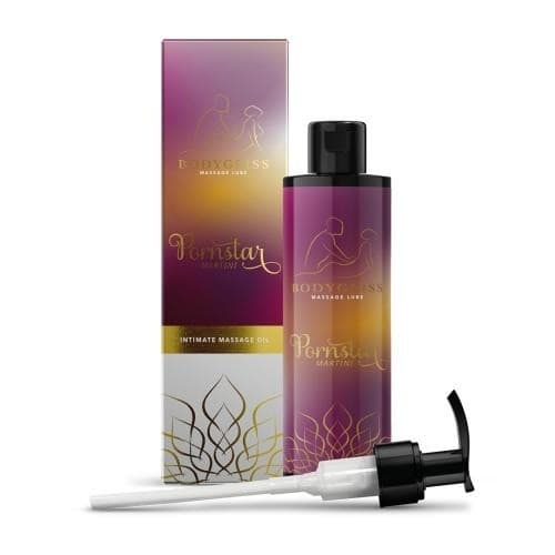 Hierontaöljy ja liukuvoide 2-in-1 Pornstar Martini – 150 ml