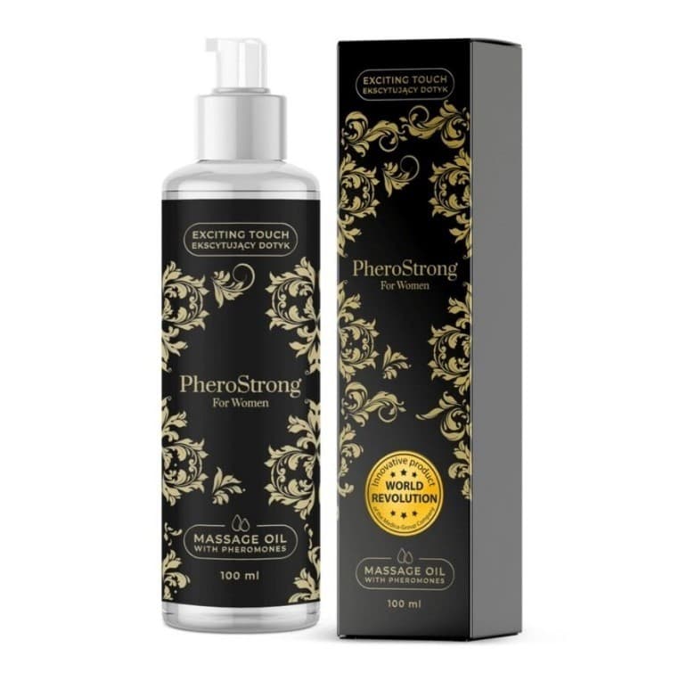 PheroStrong feromoneja sisältävä hierontaöljy, 100 ml