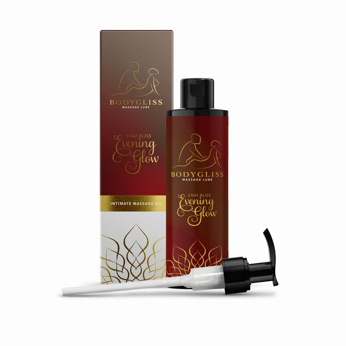 BodyGliss Chai Bliss 2-in-1 hierontaöljy ja liukuvoide, 150 ml