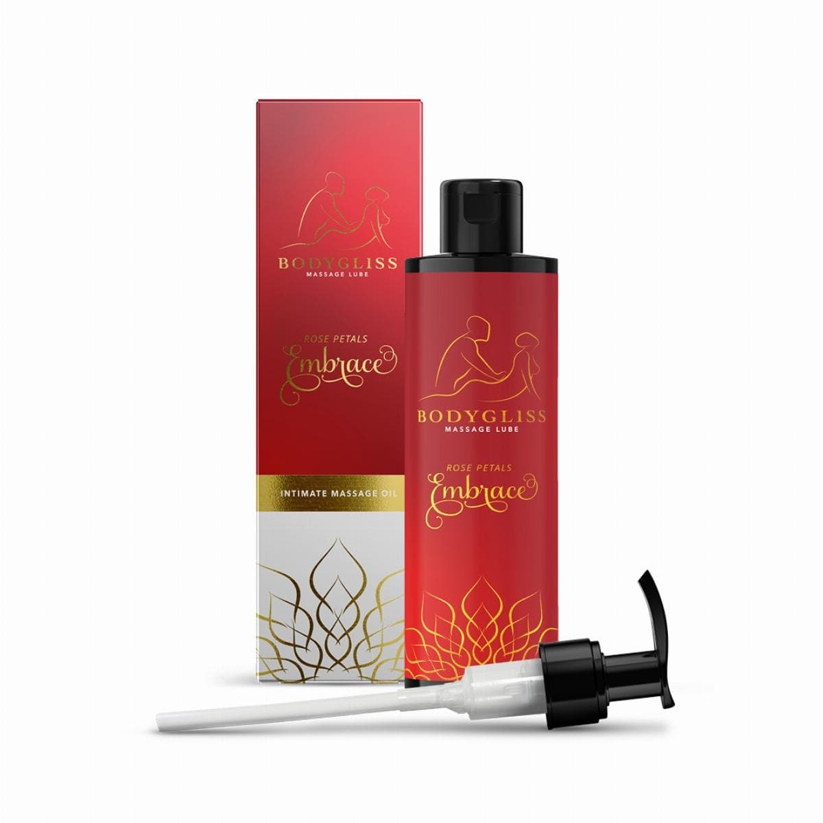 BodyGliss Rose Petals 2-in-1 hierontaöljy ja liukuvoide, 150 ml