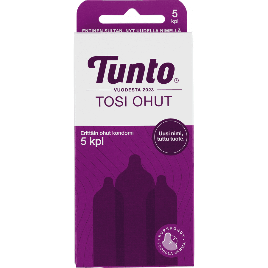 RFSU Tunto Tosi Ohut Kondomi 5 kpl