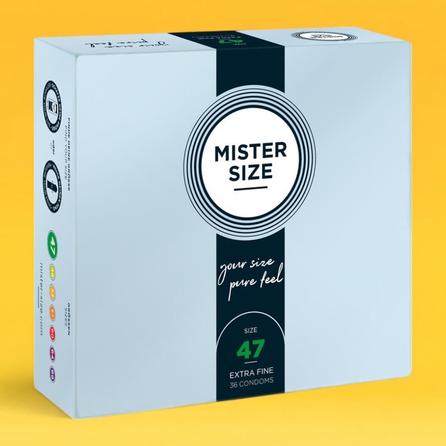 MISTER SIZE Kondomi 47 mm 36 kpl