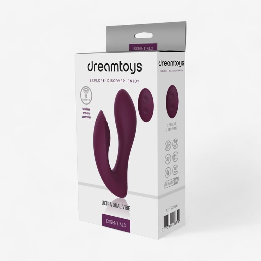 Dream Toys Ultra Dual Remote Rabbit – kaukosäädettävä duovibraattori