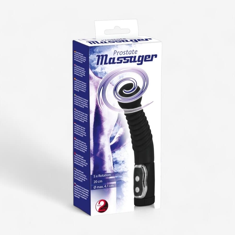 You2Toys Prostatavibraattori Rotaatiolla – Eturauhasen Hieroja miehille