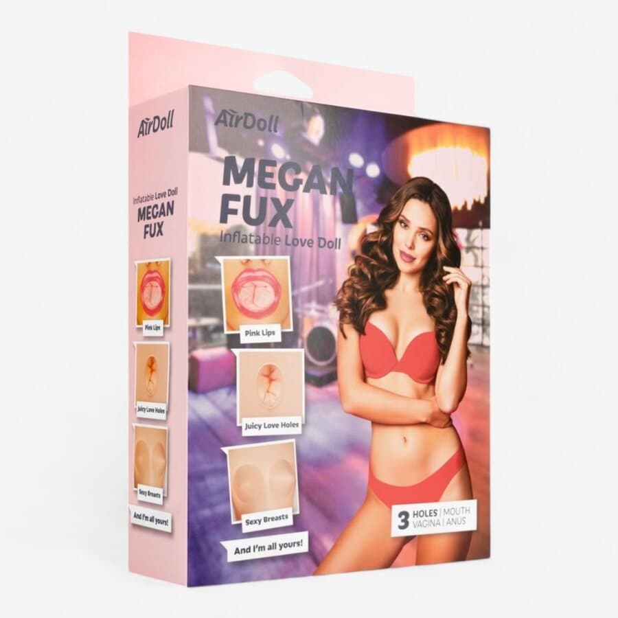 AirDoll Puhallettava Seksinukke Megan Fux – Realistinen Kolmen Aukon Nukke