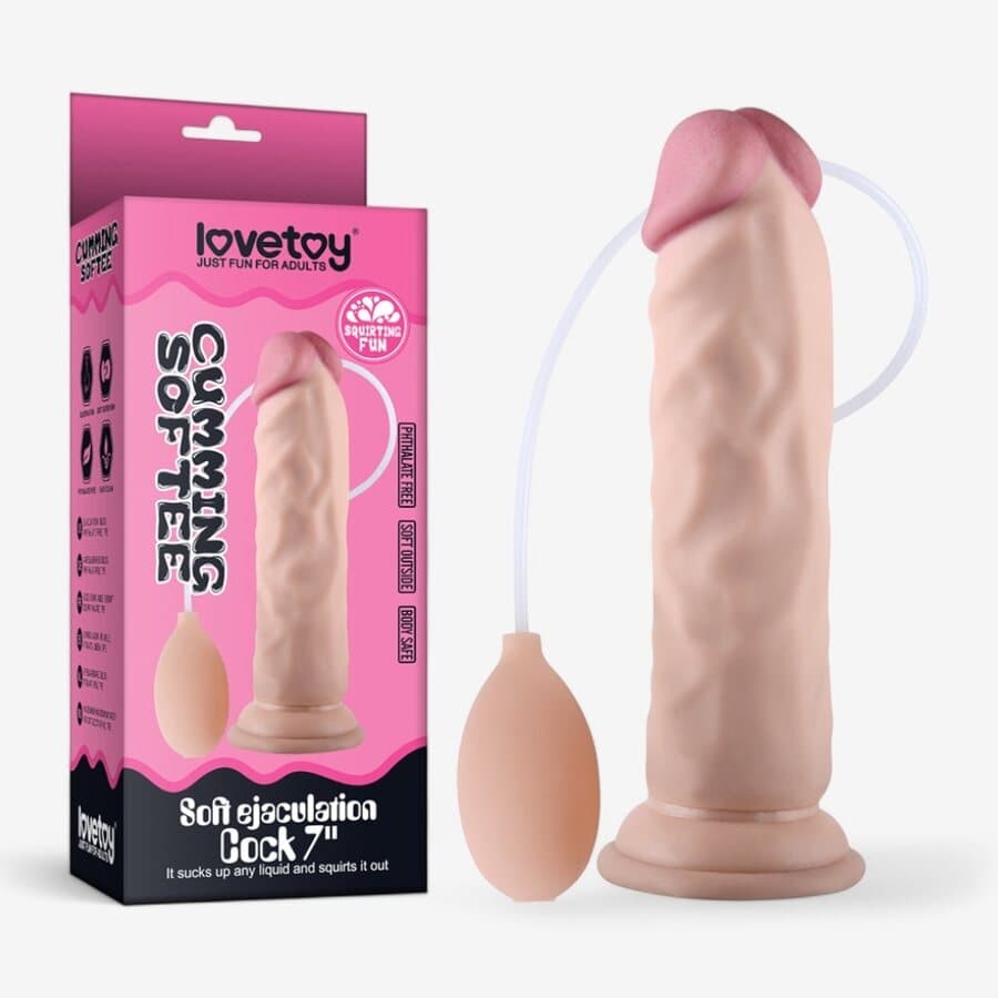 Lovetoy Laukeava RealFeel Dildo 22 cm – Cumming Softee