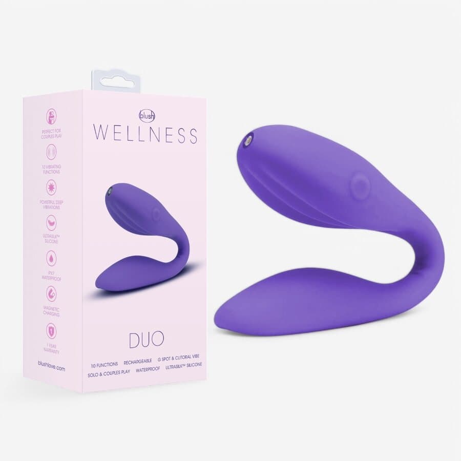 Blush Novelties Wellness Duo – Taipuisa Parivibraattori Kahdella Moottorilla (IPX7)