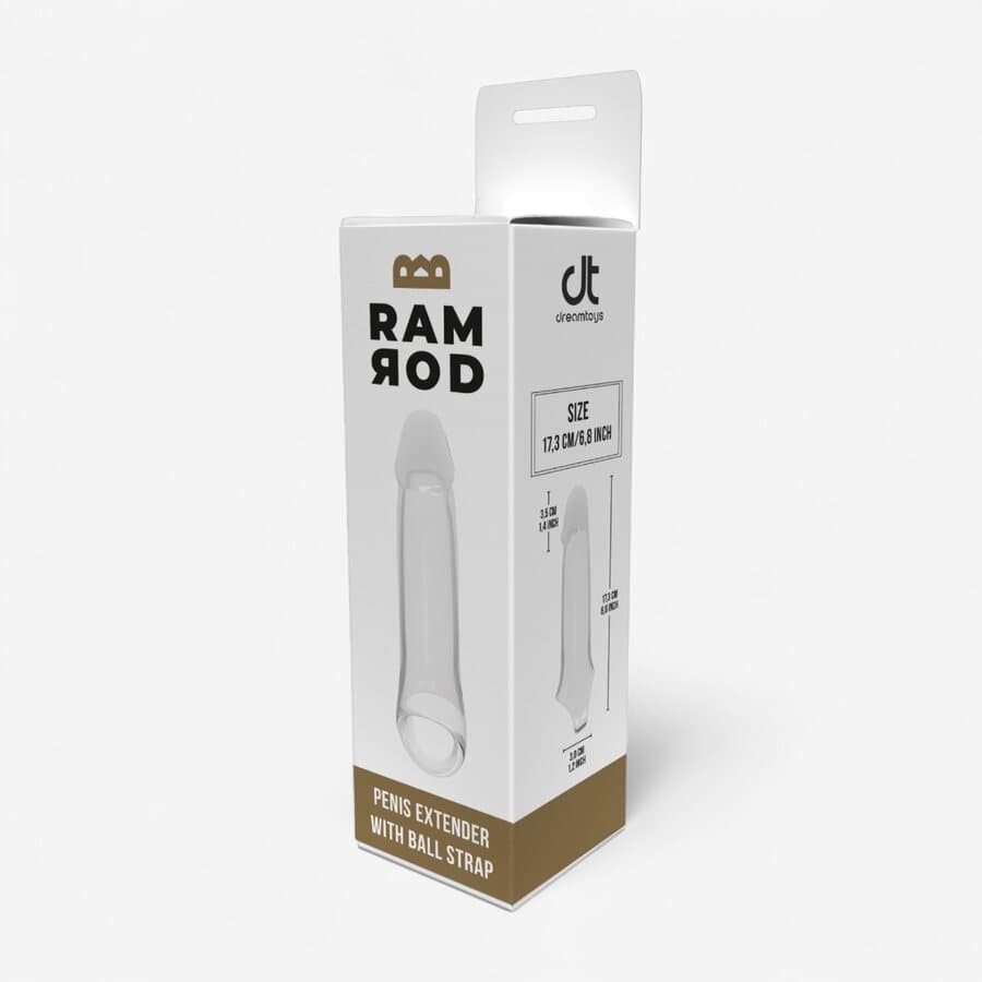 Dream Toys RamRod Penisjatko Kivesrenkaalla