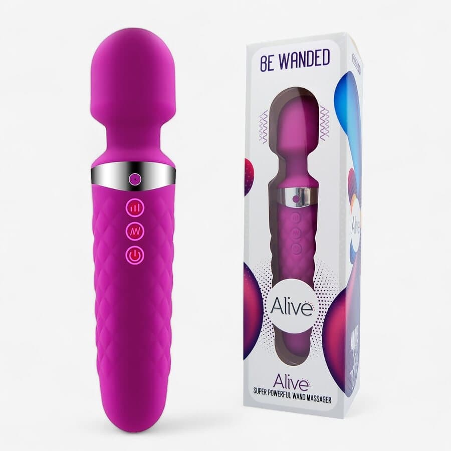 Alive Be Wanded – USB-ladattava Silikoni Wand-vibraattori