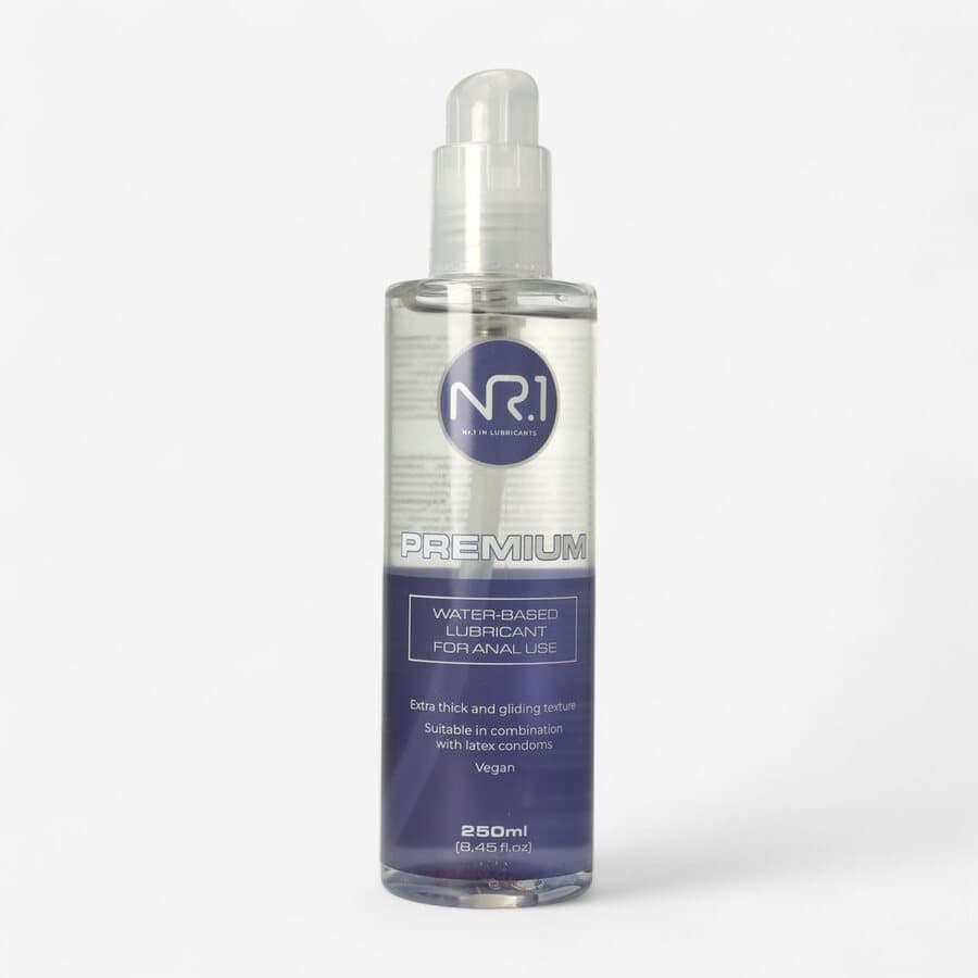 NR.1 Anaaliliukuvoide Premium Luxe – Paksu Vesipohjainen 250 ml