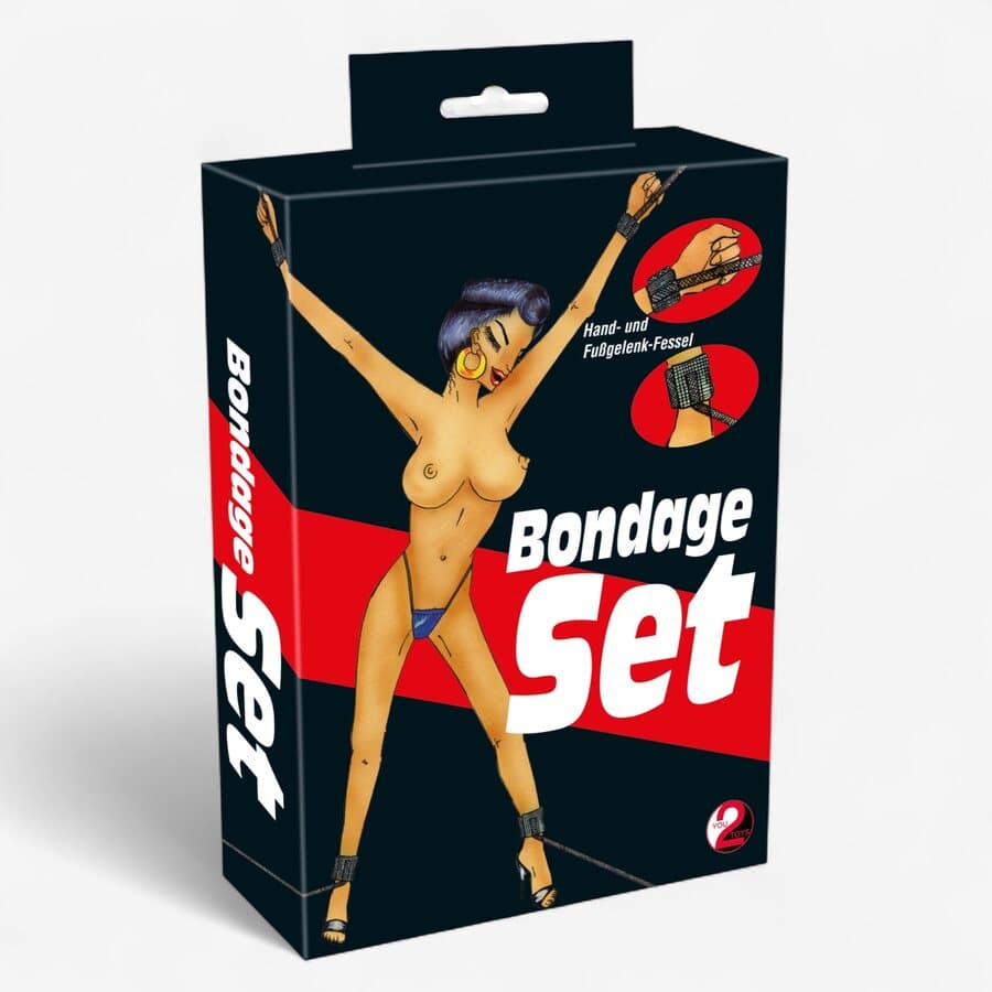 You2Toys Bondage Deluxe – Pehmustetut Käsi- ja Nilkkaremmit Sänkysiteillä