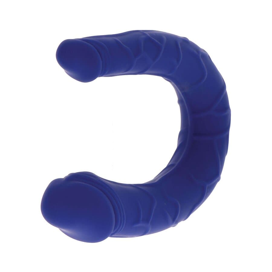 Toy Joy Get Real – Realistic Mini Double Dong, silikoninen tupladildo 30 cm (sininen)