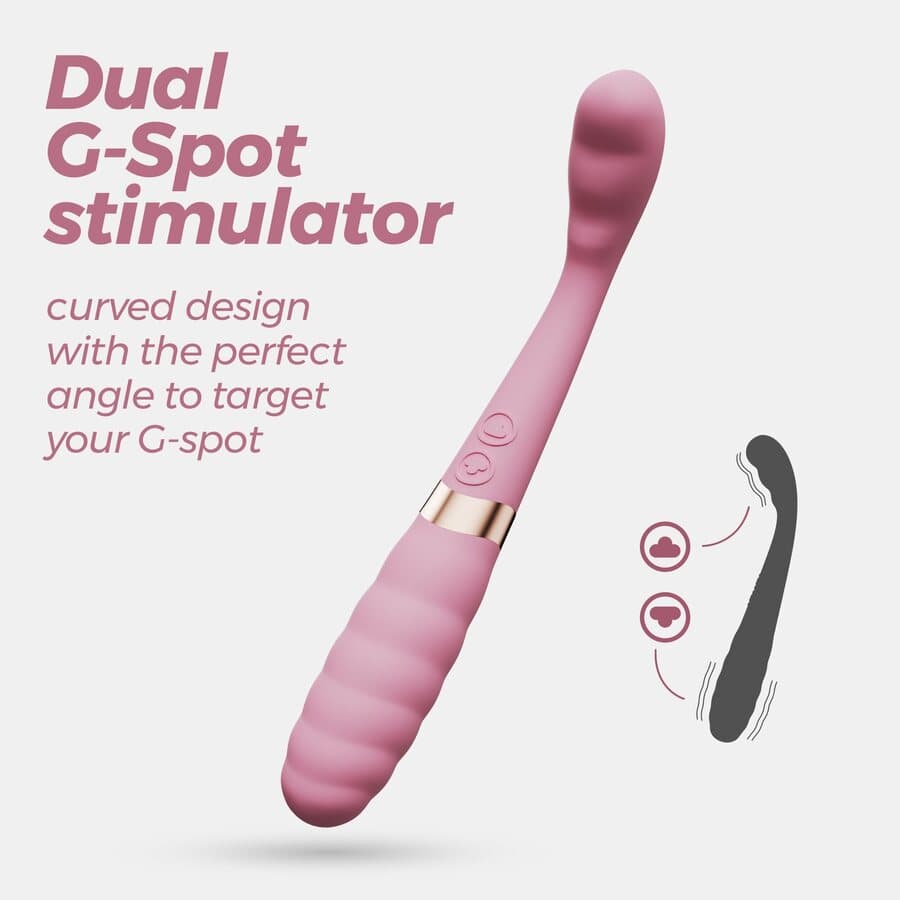 Crushious Pixie Dual Taipuisa Kaksipäinen G-pistevibraattori