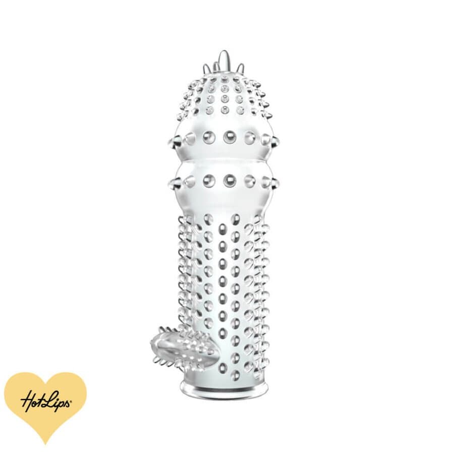 Venyvä Penis Sleeve Kirkas – Nystyröity ja Stimuloiva, 12,8 cm