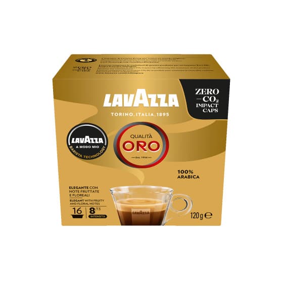 Kahvikapselit Lavazza®-koneille Lavazza A Modo Mio Qualità Oro, 16 kpl.