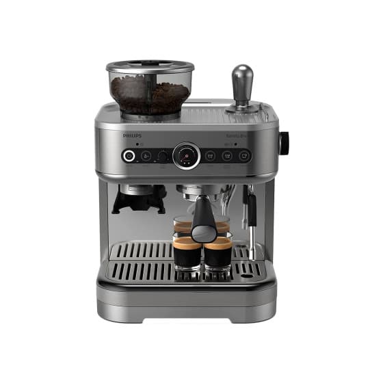 Philips Barista Brew PSA3228/01 espressokeitin myllyllä – harmaa, käytetty
