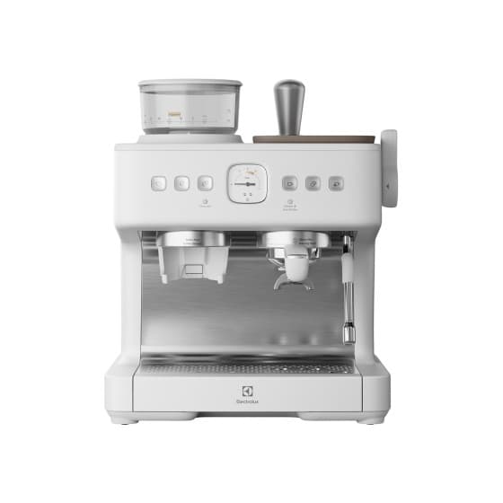 Electrolux E8EC1-8SW 800 espressokeitin myllyllä – valkoinen
