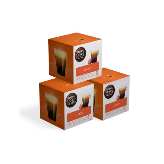 Kahvikapselisarja NESCAFÉ® Dolce Gusto® Lungo, 3 x 16 kpl.