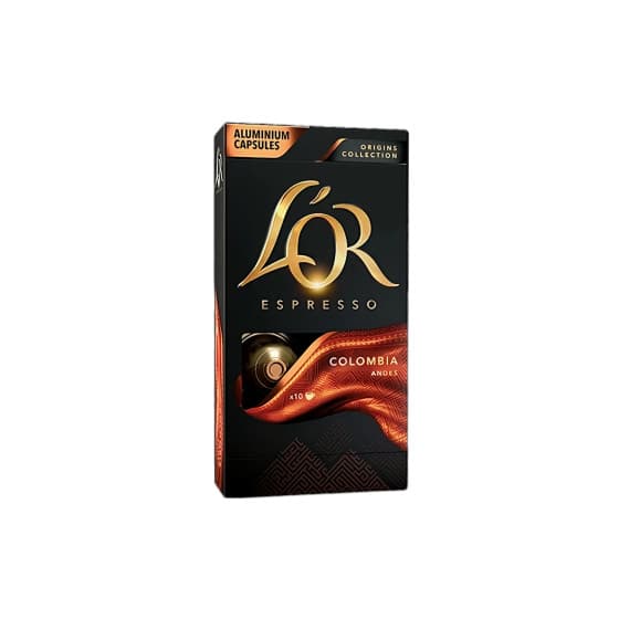 Kahvikapselit L'OR COLOMBIA, 10 kpl.