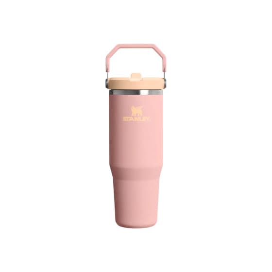 Stanley Iceflow™ Flip Straw Peach Rose termosmuki – 890 ml, vaaleanpunainen