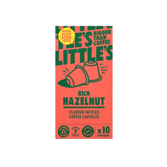 Little's Rich Hazelnut -makuinen maustettu kahvi, kahvikapselit, yhteensopivat Nespresso®-kahvikoneiden kanssa, 10 kpl.