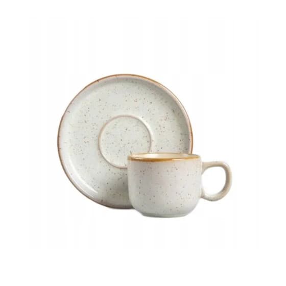 Kuppi ja aluslautanen Homla MORITA, 100 ml